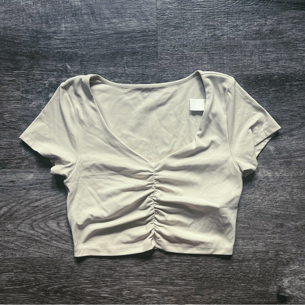 NWT OFFLINE Real Me Ruched T-Shirt